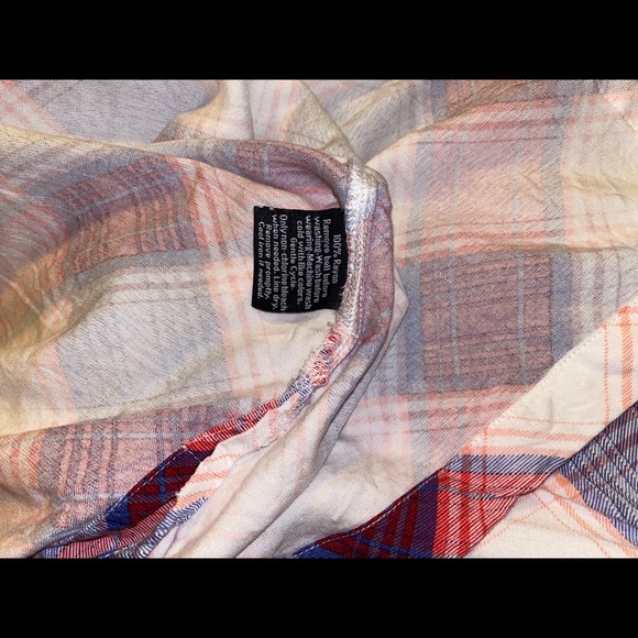 Rock&Republic Belted Button Down Midi Dress size XXL. Tartan red. - Picture 8 of 12